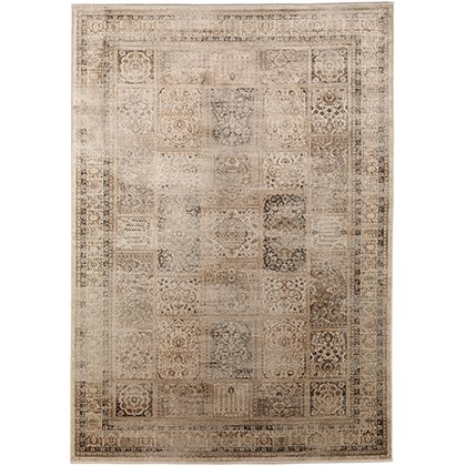 Konstsilkesmatta - Vintage - Ivory - 200x290 cm