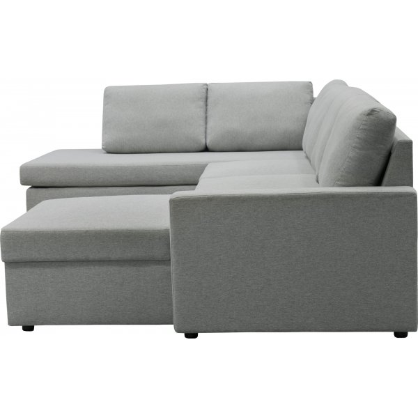 U soffa b�ddsoffa gr� - T�rn�
