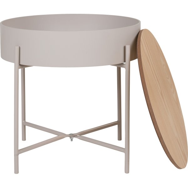Sisco sidobord Beige/Gr� �40 cm