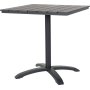 Utebord 70 x 70 cm - Gr�/svart