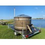 Trailer med vildmarksbad - Brndeopvarmning