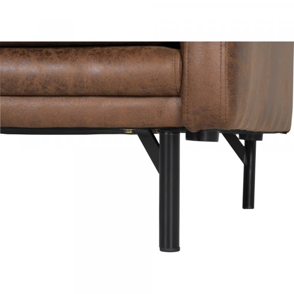 Vintage sofa 3-personers brun 223 cm Vintage sofa 3-personers brun 223 cm