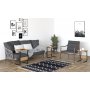 Sali satsbord 32/36/40 x 32/36/40 cm - Svart/m�rkbrun