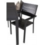 Holma Matgrupp (160x100) - Svart - 4 Stolar