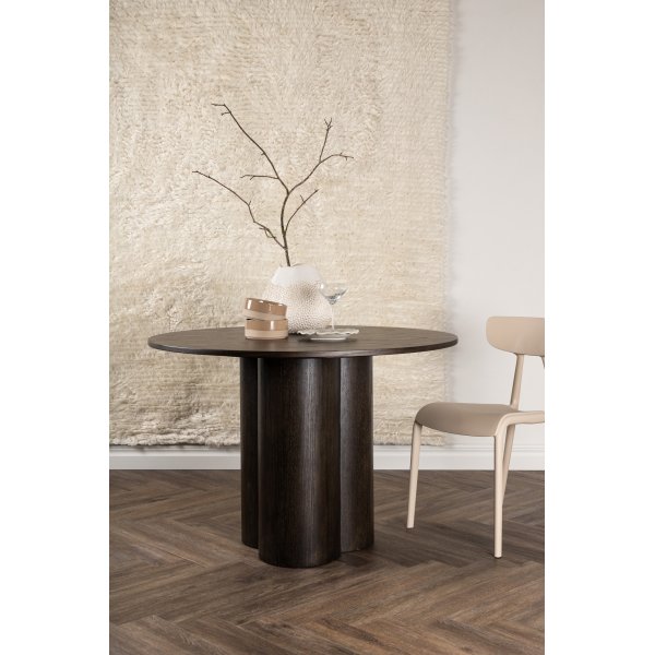 Matbord Olivia runt 110 cm Mocca
