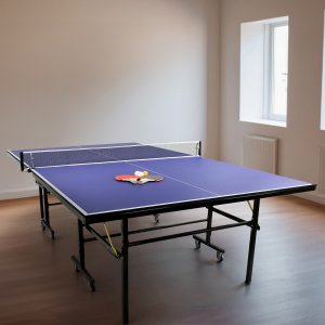 Bordtennisbord | Inkl. net, ketcher og bolde | Sammenklappelig | TTB02 Bordtennisbord | Inkl. net, ketcher og bolde | Sammenklappelig | TTB02