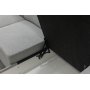 U-soffa b�ddsoffa T�rn� v�ndbar med f�rvaring - 304 cm - ljusgr�