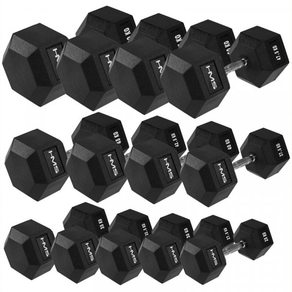 Hantel Hex Pro - 24 viktklasser Hantel Hex Pro - 24 viktklasser