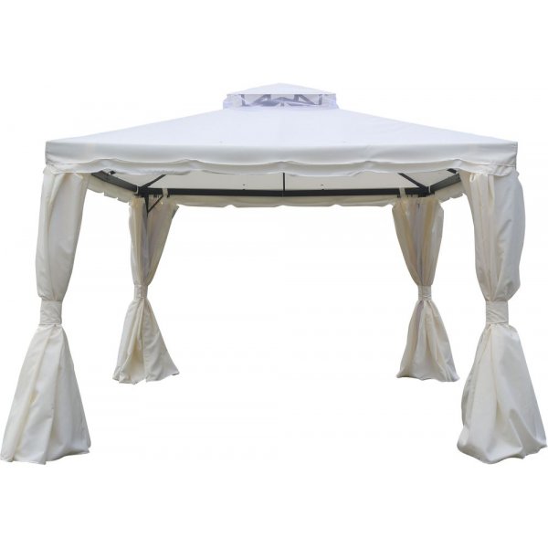 Lerhaga Paviljong 3x3m – Vit Lerhaga Paviljong 3x3m – Vit