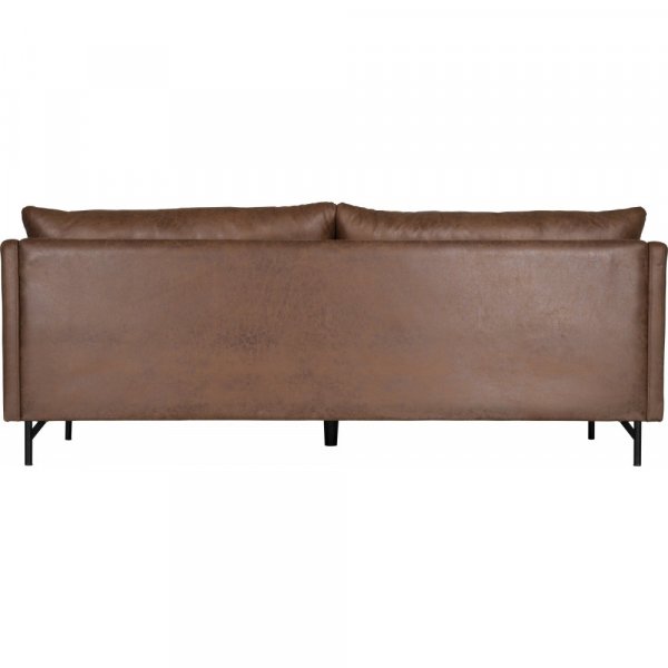 Vintage sofa 3-personers brun 223 cm Vintage sofa 3-personers brun 223 cm