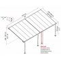 Terrasseoverdkning Feria - 3x6.10 m