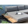 Lifestyle Garden Topaz Loungegruppe mit Tagesbett - Grau/Teak Lifestyle Garden Topaz Loungegruppe mit Tagesbett - Grau/Teak