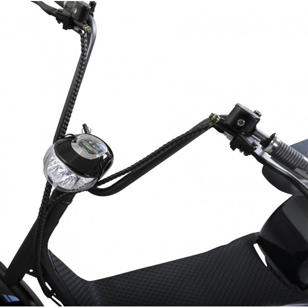Elscooter Fatbike - 1000W + Reflekterende sele Elscooter Fatbike - 1000W + Reflekterende sele