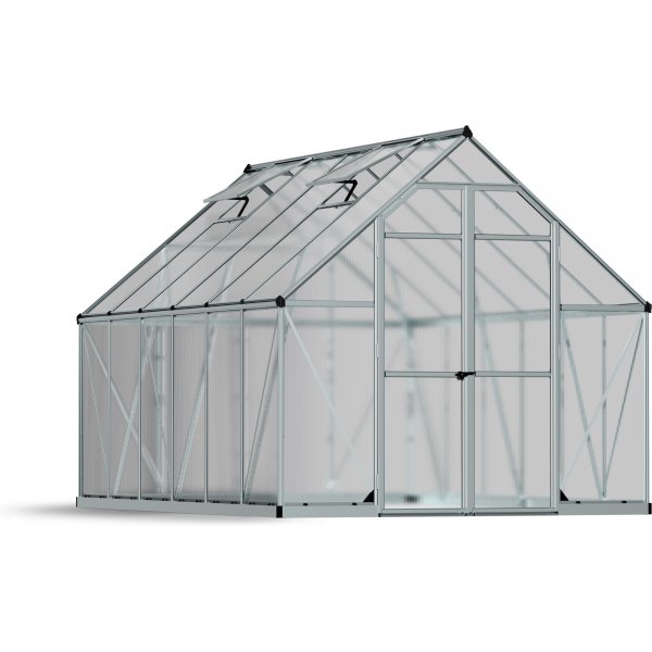 Canopia Essence Växthus i Polykarbonat 9 m² - Silver Canopia Essence Växthus i Polykarbonat 9 m² - Silver