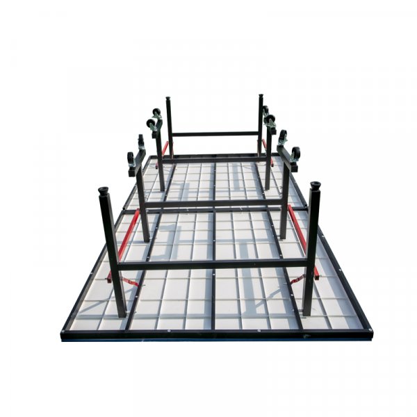 Bordtennisbord til udendrs brug - Sammenklappeligt med hjul