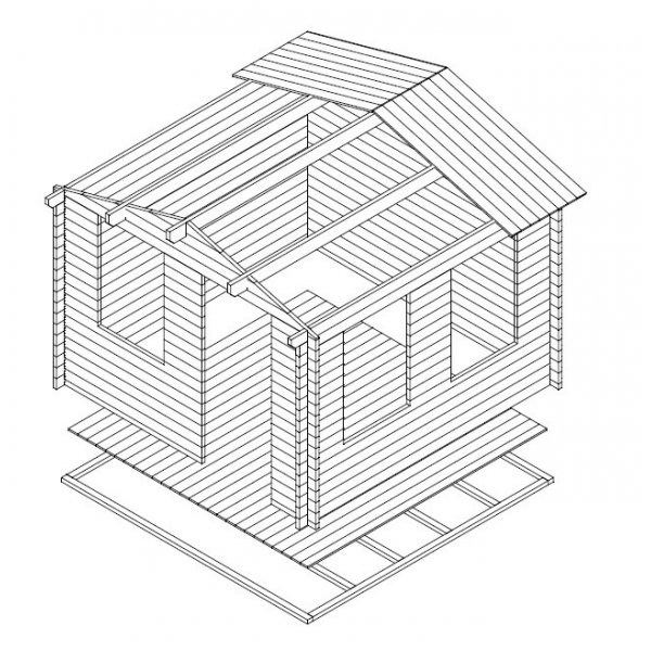Friggebod Melker B - 10 m² Friggebod Melker B - 10 m²