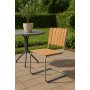 Utestol stapelbar - Teak / Galvaniserat stl - Mllan