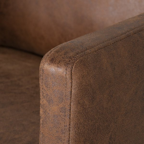 Vintage sofa 3-personers brun 223 cm Vintage sofa 3-personers brun 223 cm