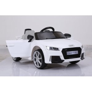 Audi TT RS Elektro-Kinderauto mit 12-V-Motor und zu ffnenden Tren