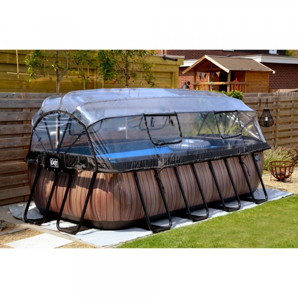 Pool 4x2 m Premium + Tag og varmepumpe Pool 4x2 m Premium + Tag og varmepumpe