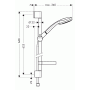 Hansgrohe Croma 100 Vario duschset