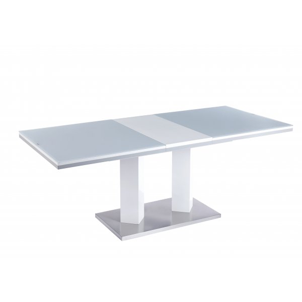 Colombia matbord f�rl�ngningbart 160-200 cm - Vit