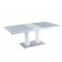 Colombia matbord f�rl�ngningbart 160-200 cm - Vit