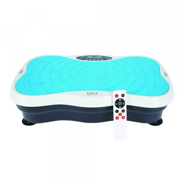 Vibrationsplatta SVP01 - bl�-vit