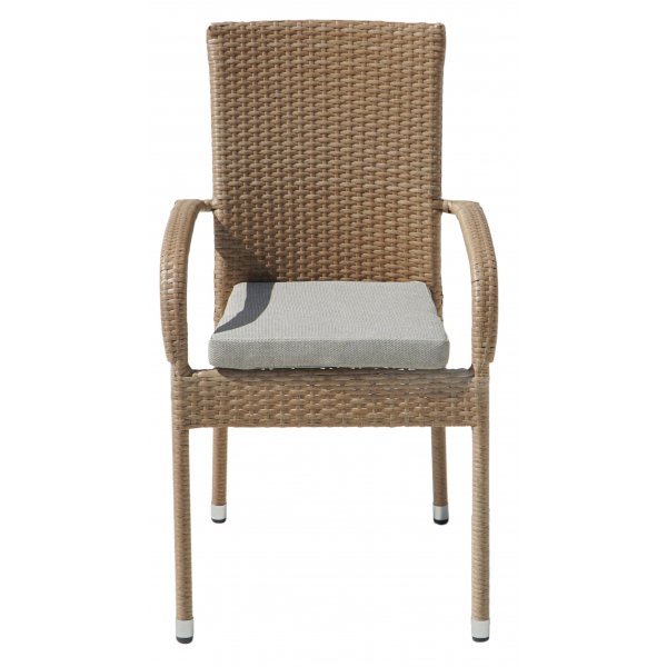 Utematgrupp – Menton & Majken | Naturfärgad konstrotting | 6 stycken stapelbara stolar Utematgrupp – Menton & Majken | Naturfärgad konstrotting | 6 stycken stapelbara stolar