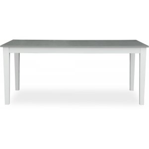 F�r� matbord 180 cm - Vit/Gr�