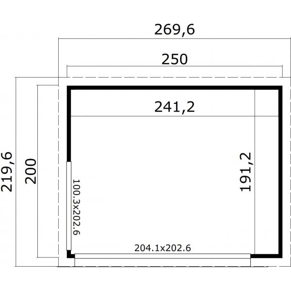 Friggebod Katja mini - 5 m² Friggebod Katja mini - 5 m²