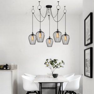 Tell taklampa 6691 - Svart