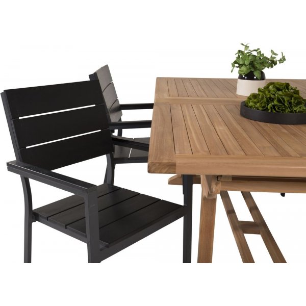 Bjur�ker utdragbart matbord � Teak