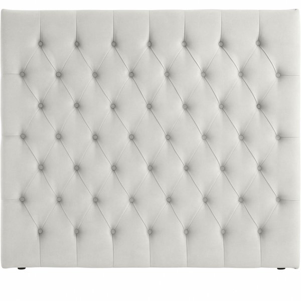 Nord s�nggavel med knappar 180 x 120 cm - Gr�beige sammet