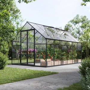 Växthus Titan - 9,3 m² + Växthusbord