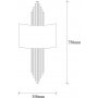 V�gglampa curve - Svart/koppar