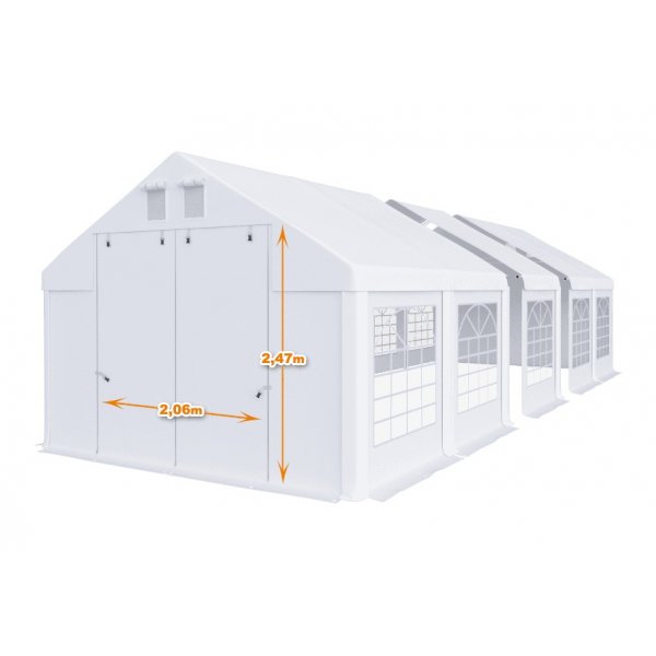 Partytelt i PVC - 4 x 56 m