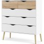 Oslo byr� med 5 l�dor - Vit/ek