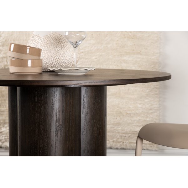 Matbord Olivia runt 110 cm Mocca