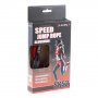 Speed rope med kullager (stlvajer & alu-handtag) rd | svart