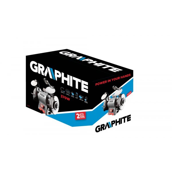 Bänkslipmaskin 370W - Silver Bänkslipmaskin 370W - Silver