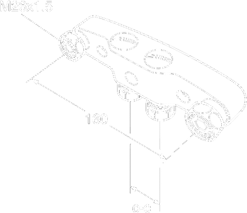 Gustavsberg Blandarfste 160/40 c-c