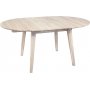 Matbord Genova förlängningsbart Ø110-160x110 cm whitewash oak Matbord Genova förlängningsbart Ø110-160x110 cm whitewash oak