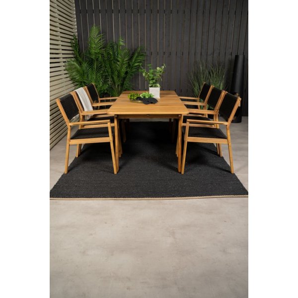 Malmby Matgrupp (180x90) - Natur - 6 Stolar Malmby Matgrupp (180x90) - Natur - 6 Stolar