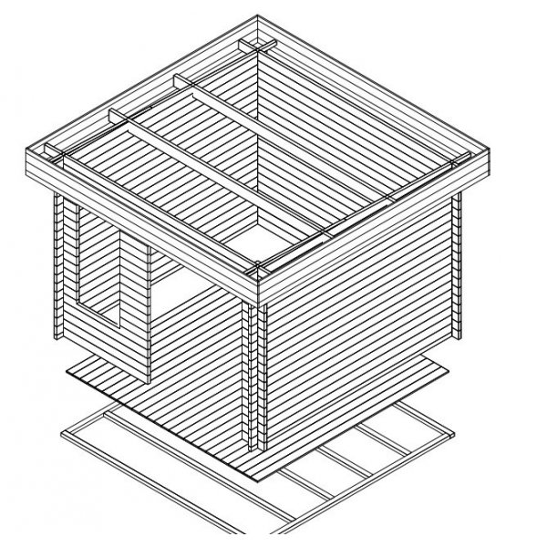 Friggebod Arne G - 10 m² Friggebod Arne G - 10 m²
