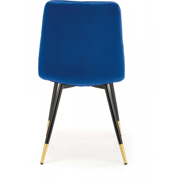 Matstol bl� sammet
