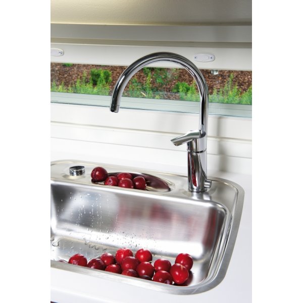 Oras Köksblandare med avstängning, 6 V Cubista 2839F Oras Köksblandare med avstängning, 6 V Cubista 2839F