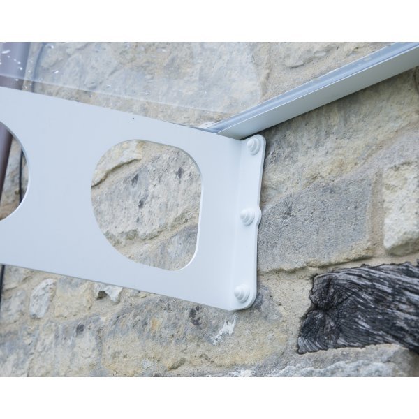 Canopia Bordeaux Klar Entrétak 1,4 x 7 - Vit/klarglas Canopia Bordeaux Klar Entrétak 1,4 x 7 - Vit/klarglas