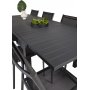 Holma Matgrupp (160x100) - Svart - 8 Stolar