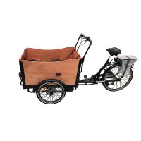 Lådcykel med brun låda - 250W Lådcykel med brun låda - 250W